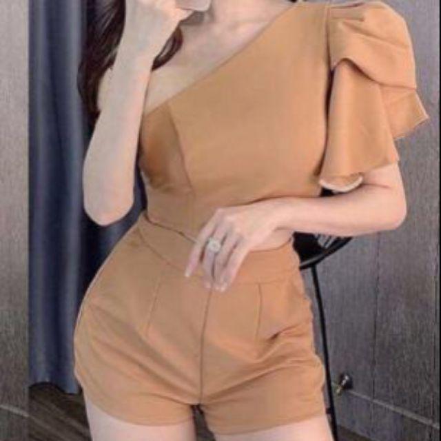 Sét áo lệch vai tay bèo rũ
