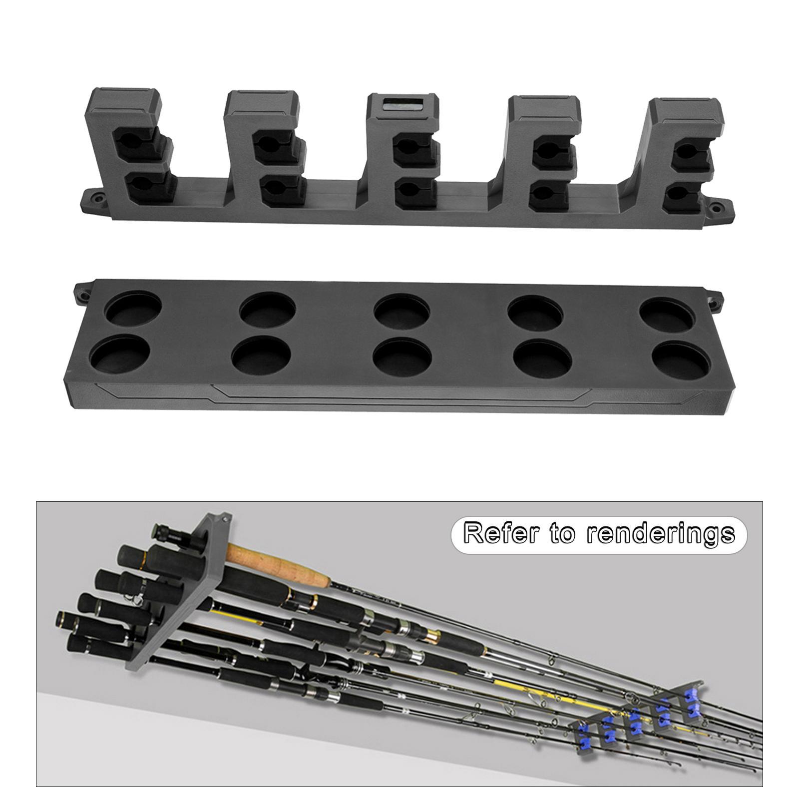 Fishing Rod Holder Bracket Stand Storage Tools Organizer Fishing Pole Rack