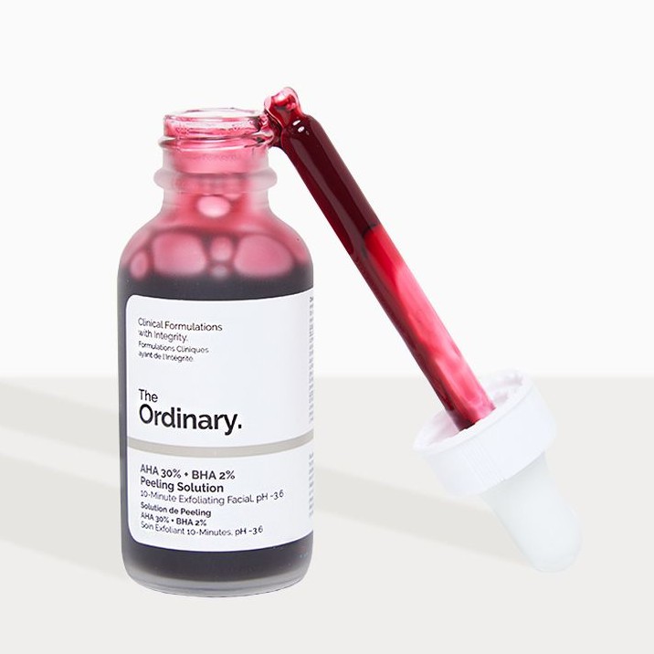 The Ordinary AHA 30% + BHA 2% Peeling Solution - Giải Pháp Giúp Giảm Vết Thâm, Da Sần Mụn, Lỗ Chân Lông 30ml