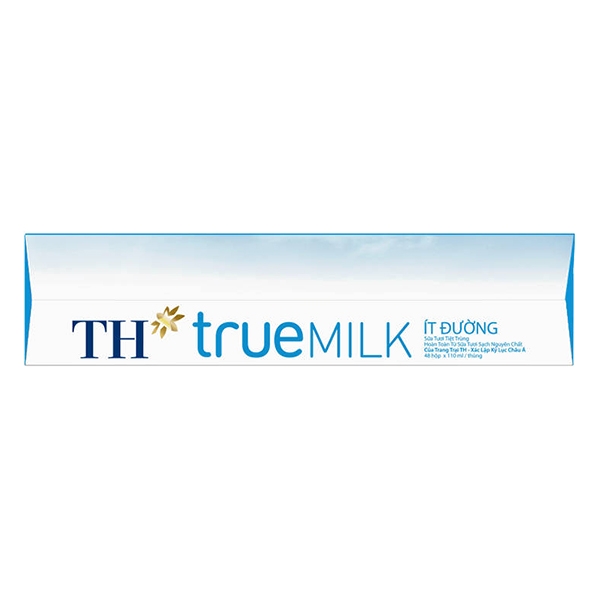 Thùng 48 Hộp Sữa Tươi Tiệt Trùng Ít Đường TH True Milk (110ml/Hộp)