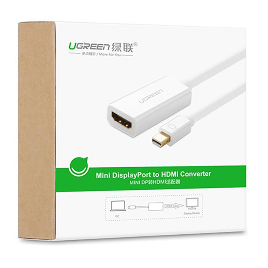 Cáp Mini Displayport sang HDMI Ugreen 10460 hỗ trợ Full HD - Hàng Chính Hãng