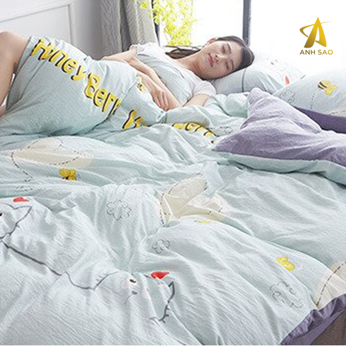 1 Mền cotton tici có khóa kéo A kích thước 2mx2m2 được chọn mẫu