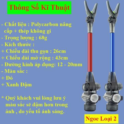 Ngoe Chống Cần Câu Đài, Gác cần Câu cá , câu Đơn Carbon Cao Cấp Siêu Bền