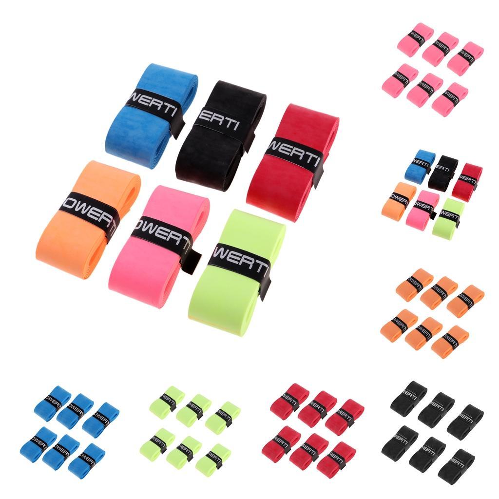 6 Pieces Tennis Badminton Squash Racket Grip Tape