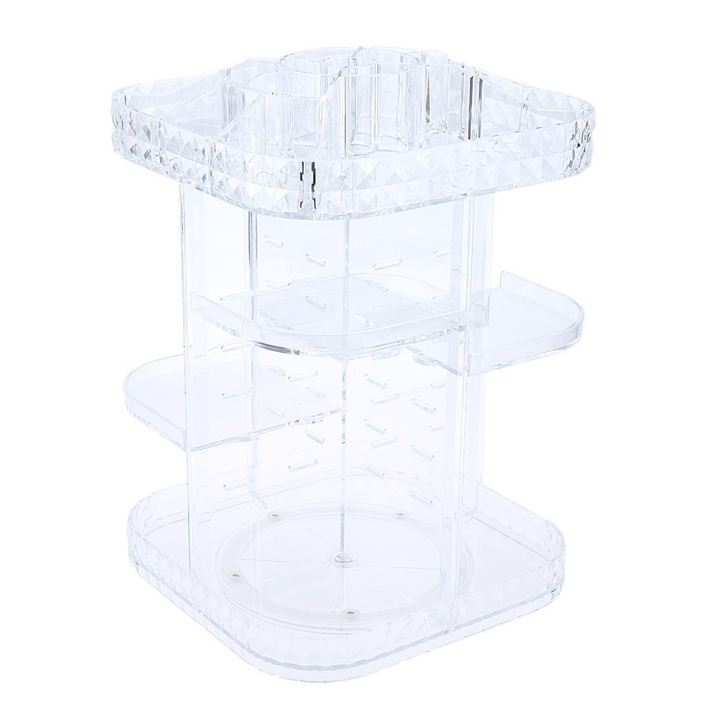 Cosmetic Display Case For Makeup Brushes Holder Eyeshadow Face Cream Lotions