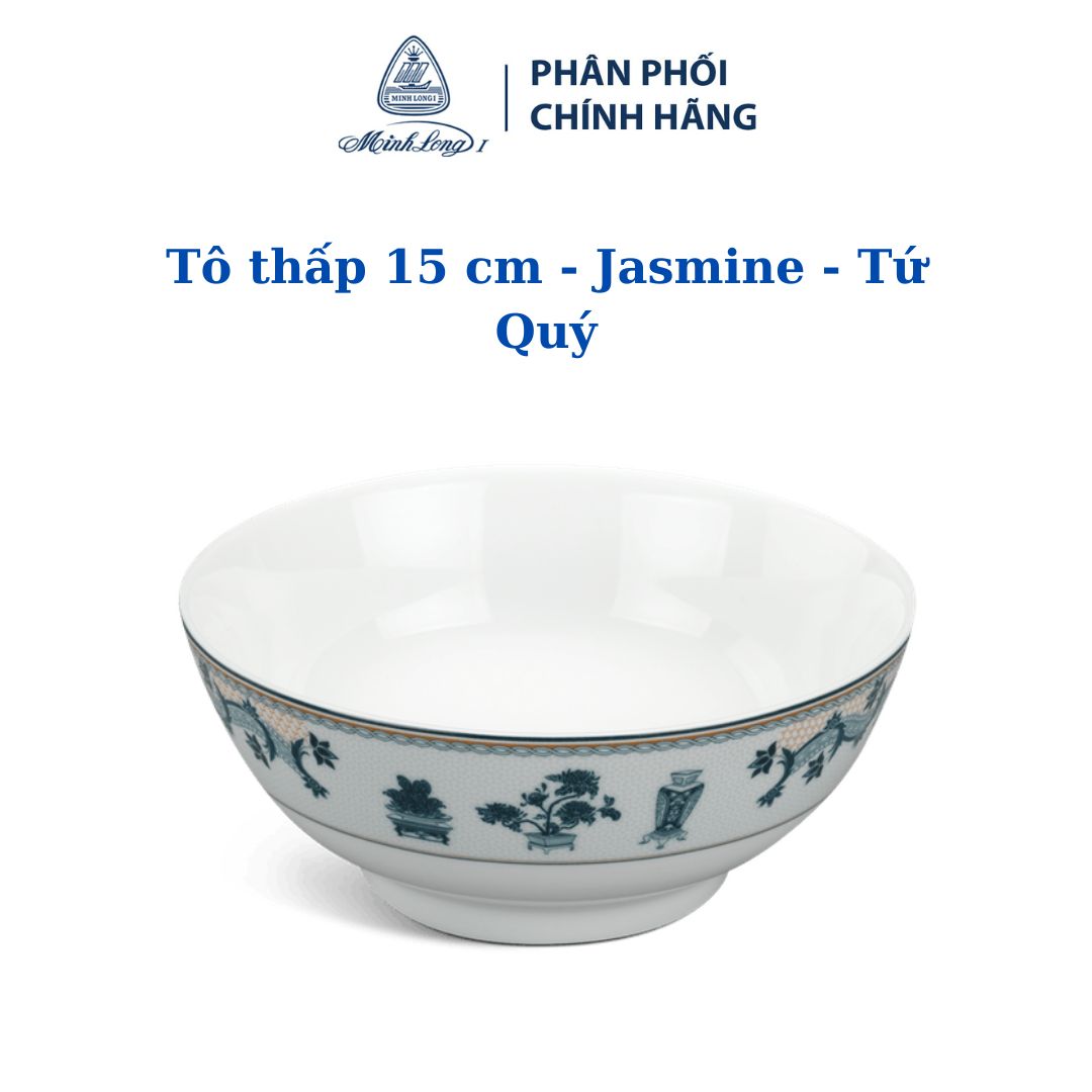 Tô 15cm Jasmine Tứ Quý (071505133) - Gốm sứ cao cập Minh Long 1