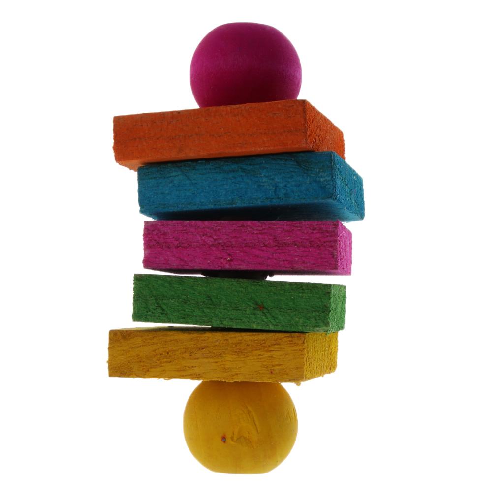 Hanging Chew Toy Parrot Chewing Toy with a Bell Teeth Care Treat and Chew ##1