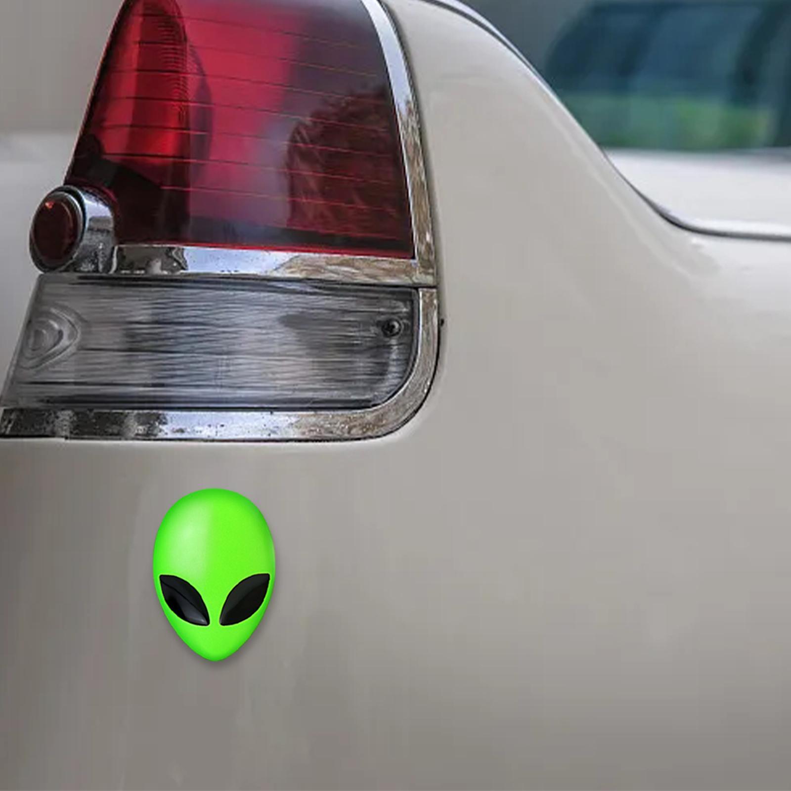 Car 3D Alien Decal Badge Sticker Decorative Universal for Auto SUV Window