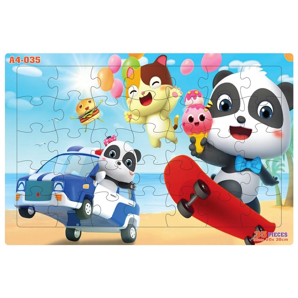 Bộ ghép hình bảng 35 mảnh - Babybus & Friends