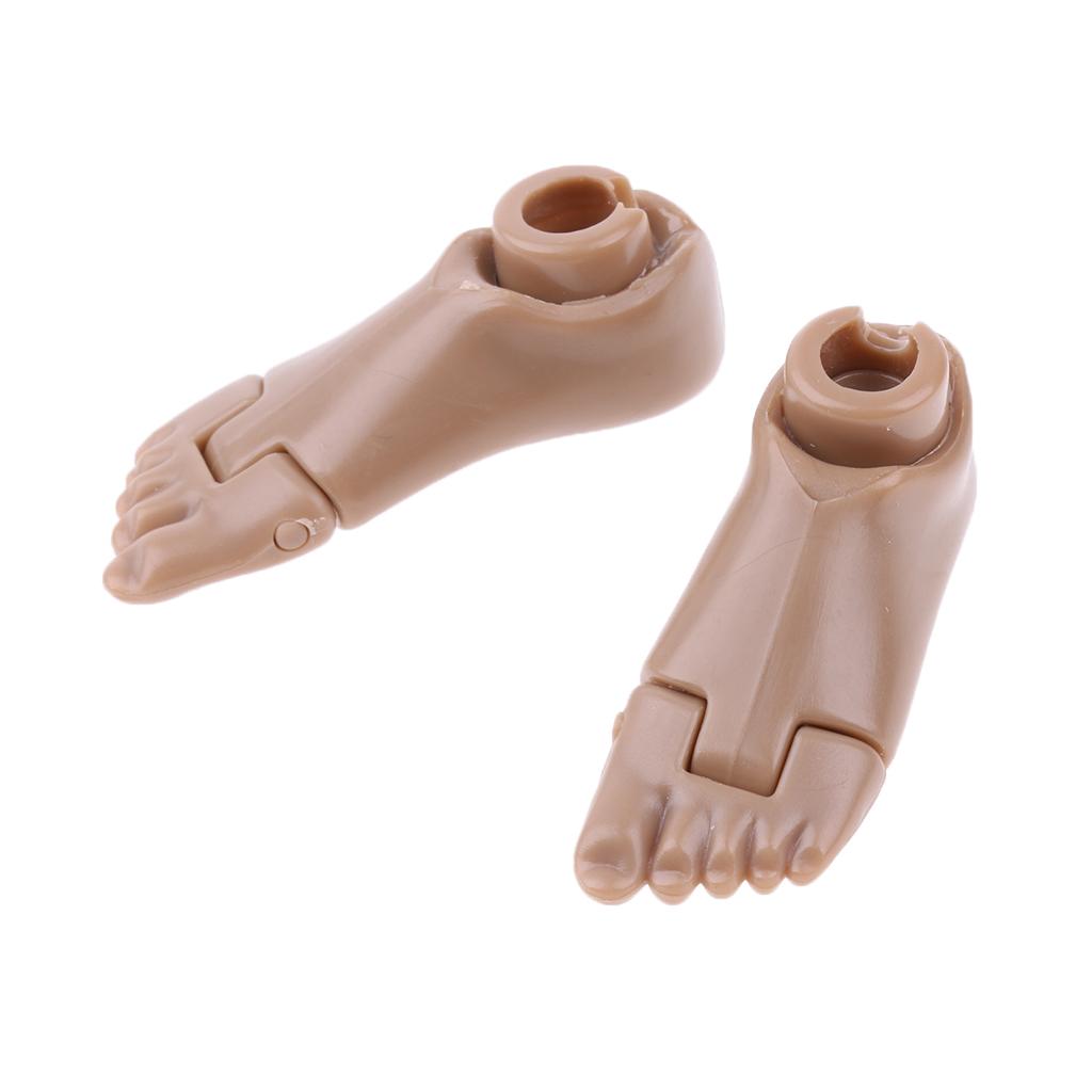 1:6 Đôi Chân Trần & Kết Nối Cho 12 Inch HT TC TTL Nhân Vật Hành Động Cơ Thể Đồ Chơi Búp Bê