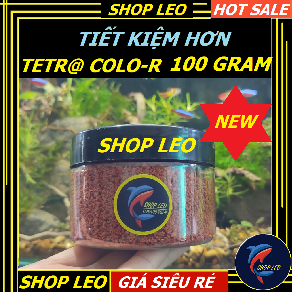 Thức ăn Tetr@ colo - Cám cao cấp - cho cá nhiệt đới - cá đĩa - các loại cá thủy sinh -shopleo