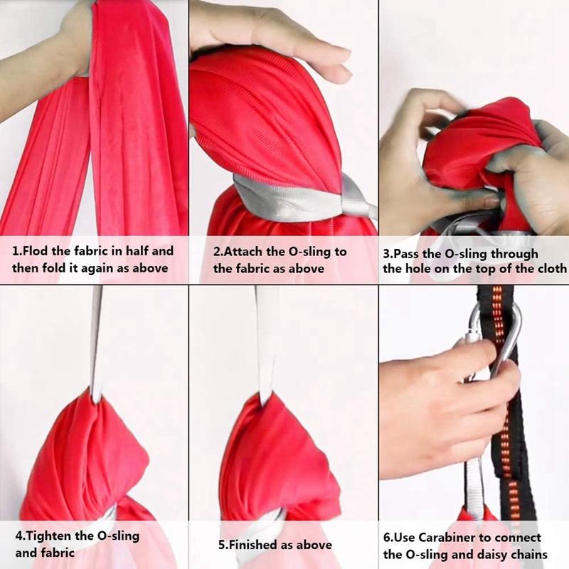 Trị Liệu Xoay Dành Cho Trẻ Em Treo Võng Đầm Ôm Ấp Trong Nhà Võng Ngoài Trời Cho Bé Cảm Giác Tích Hợp Đỏ