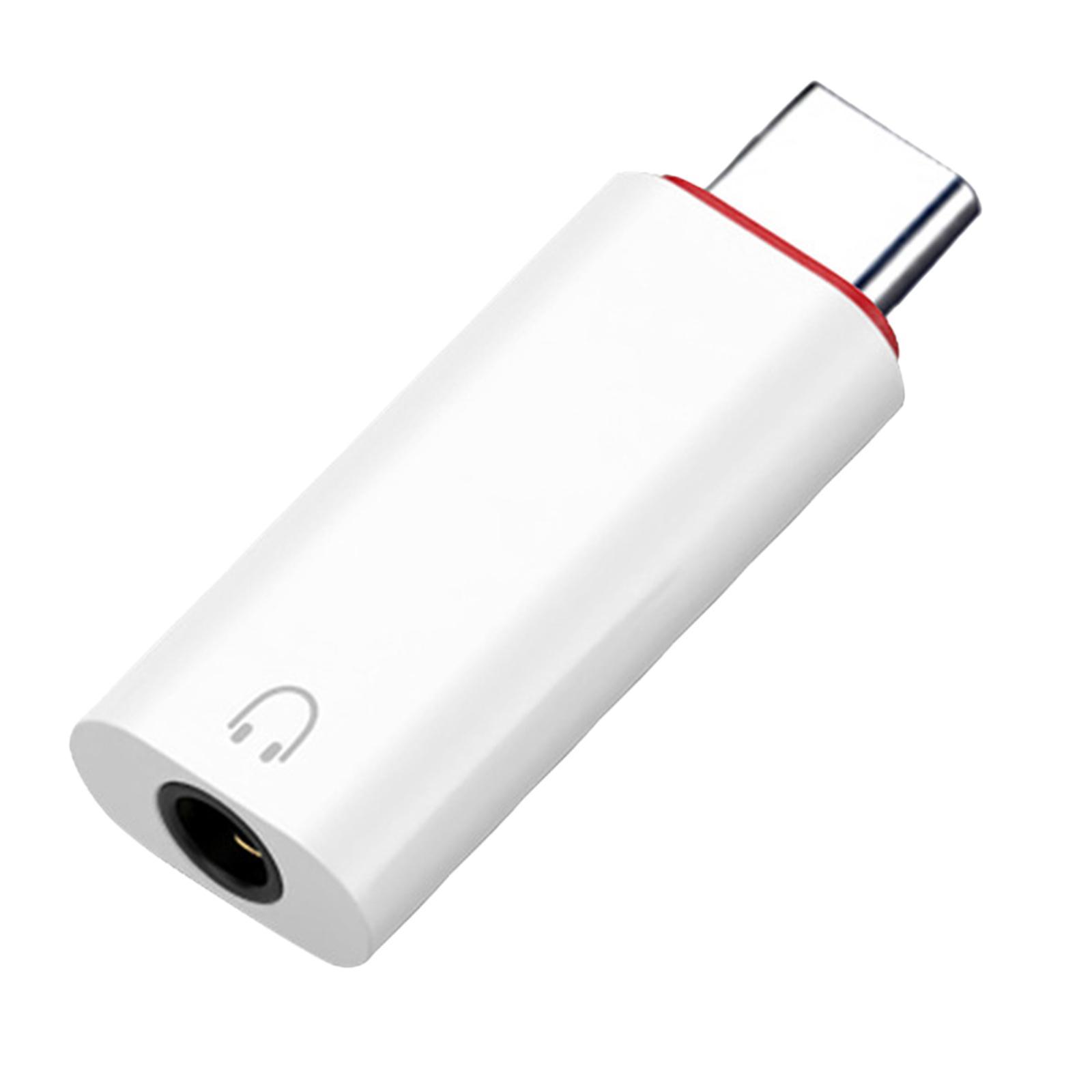Type C to 3.5mm Audio Adapter Headphone Adapter for Smartphones Stereo
