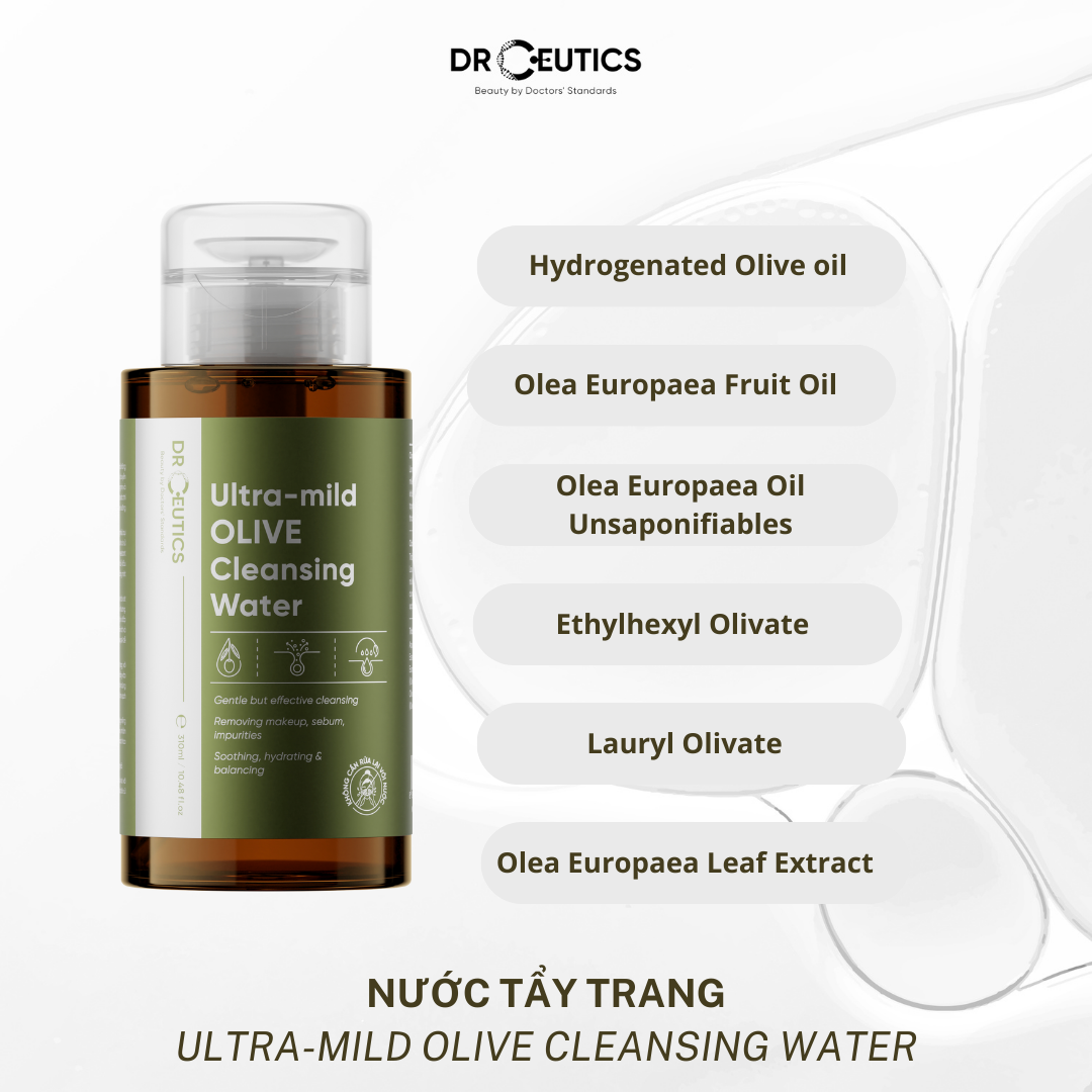 DRCEUTICS Ultra-mild OLIVE Cleansing Water