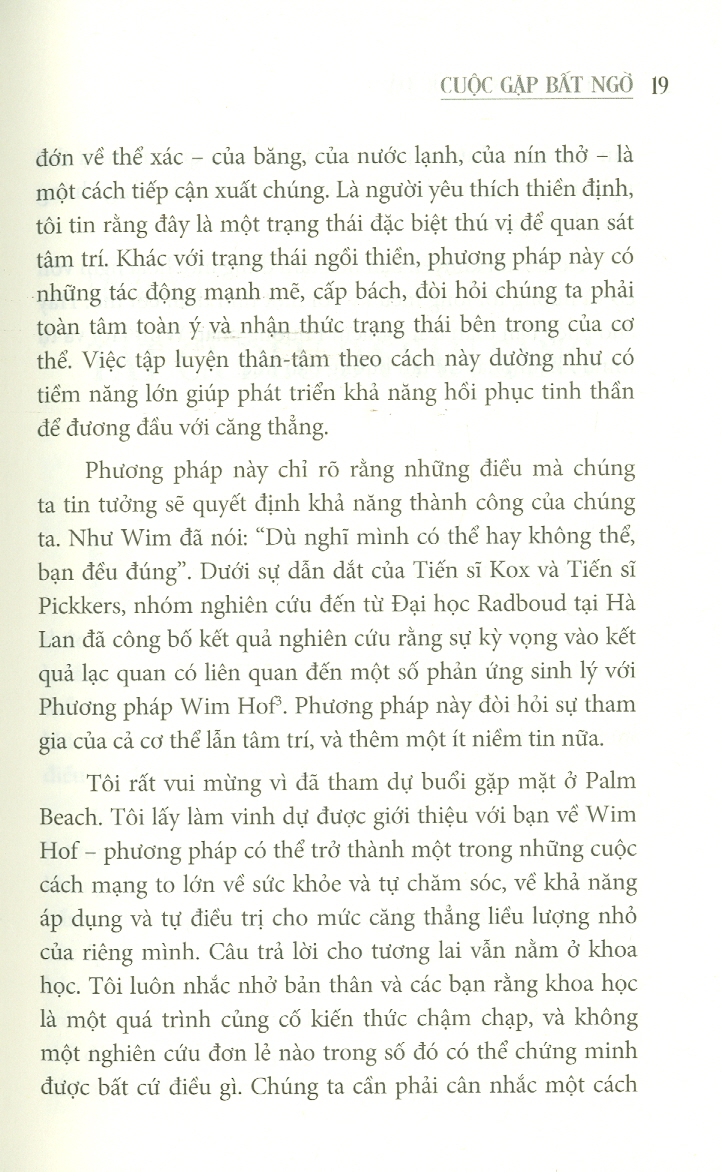 Trị Liệu Bằng Nước Đá - Kích Hoạt Toàn Bộ Tiềm Năng Cơ Thể Với Phương Pháp Wim Hof