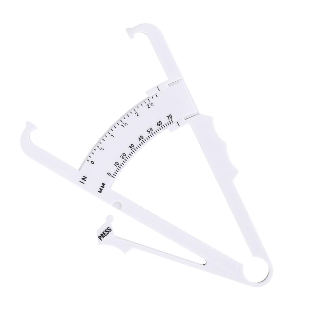 Body Fat Meter Gauge Fitness Accessory Exercise Gym Target Measurement 0 to 70mm