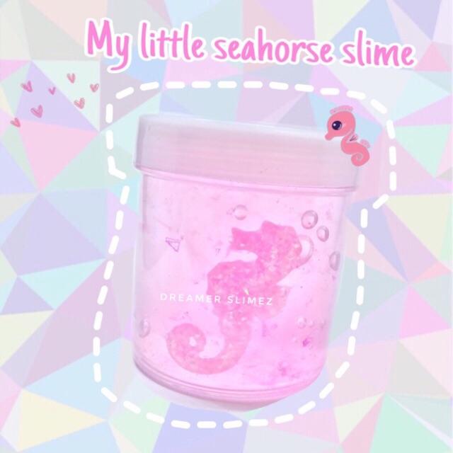 MY LITTLE SEAHORSE / Chú cá ngựa nhỏ / Clear slime/ slime trong/ slime đẹp giá rẻ/ slime xinh/ Dreamer slime