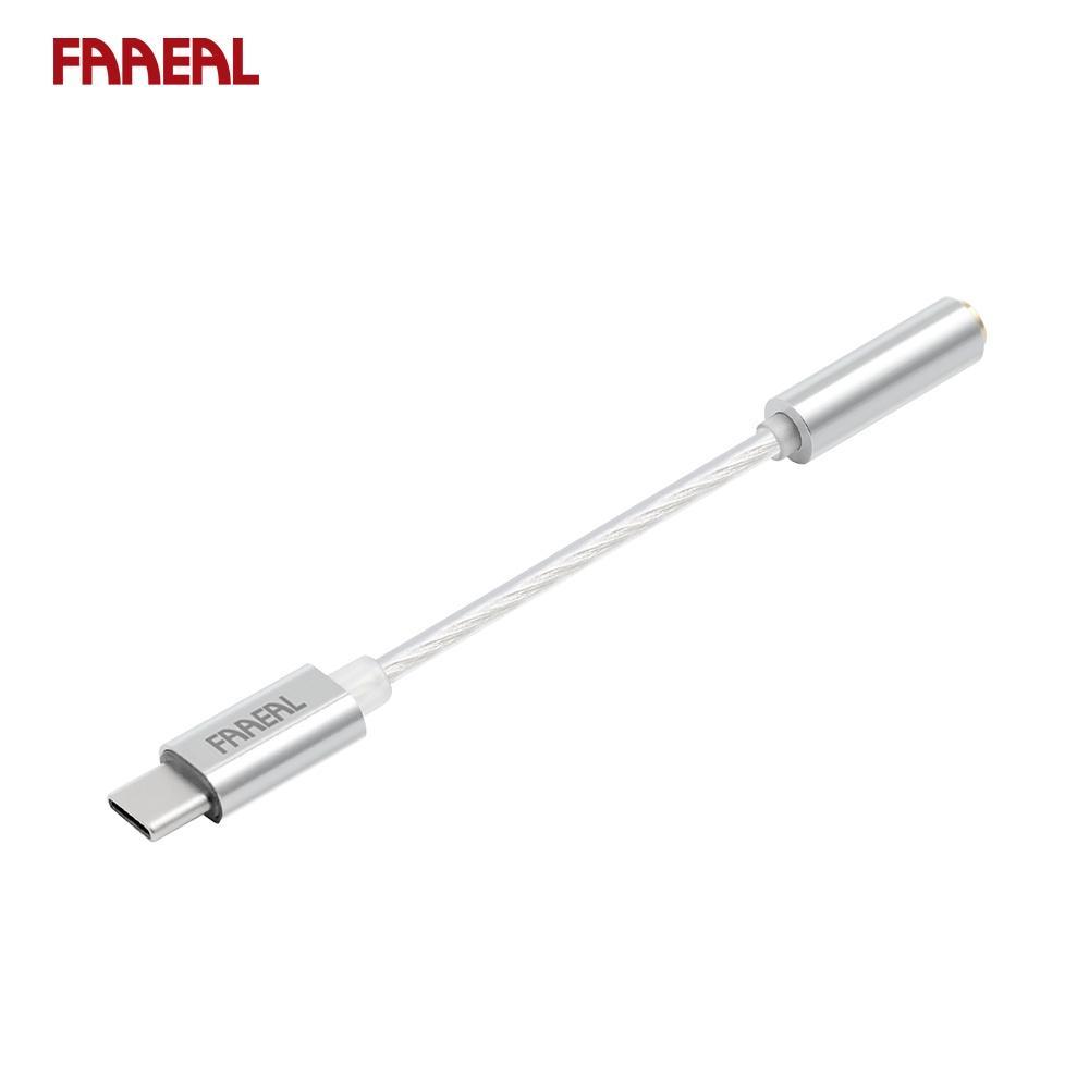 Cáp Chuyển Đổi Âm Thanh Type-C Sang 3.5mm Mạ Vàng / Bạc Cho Máy Tính Bảng Android
