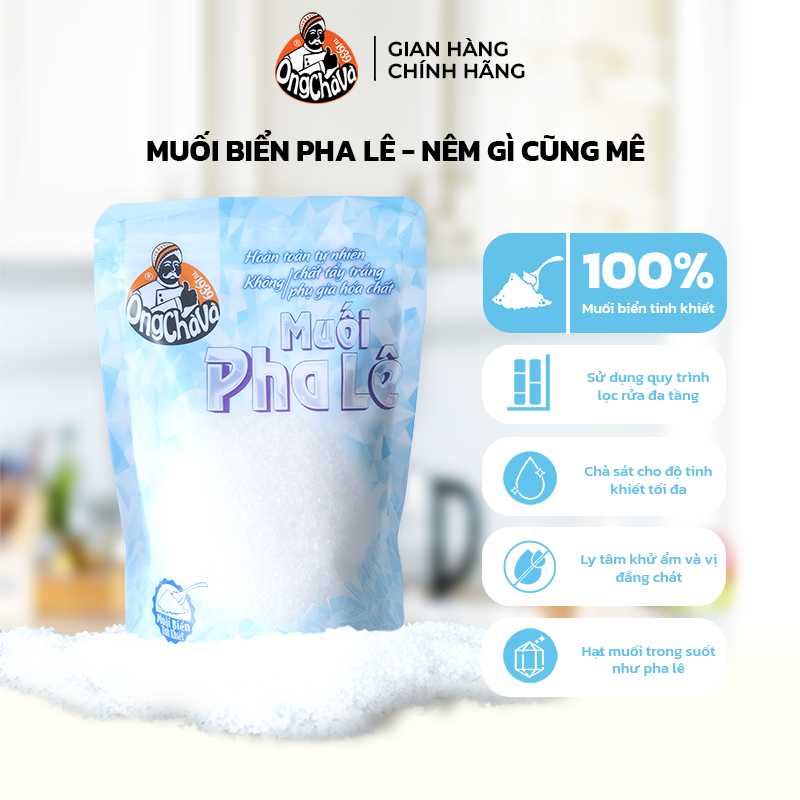 Muối Pha Lê 325g thương hiệu Ông Chà Và – Hàng chính hãng
