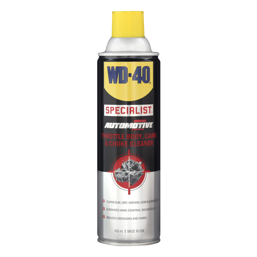 Chai Xịt Rửa Chế Hòa Khí, Bình Xăng Con WD-40 Card Và Choke Cleaner (450ml)