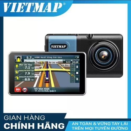 CAMERA HÀNH TRÌNH VIETMAP A50 VỪA DẪN ĐƯỜNG VỪA GHI HÌNH TRƯỚC SAU KÈM THẺ NHỚ