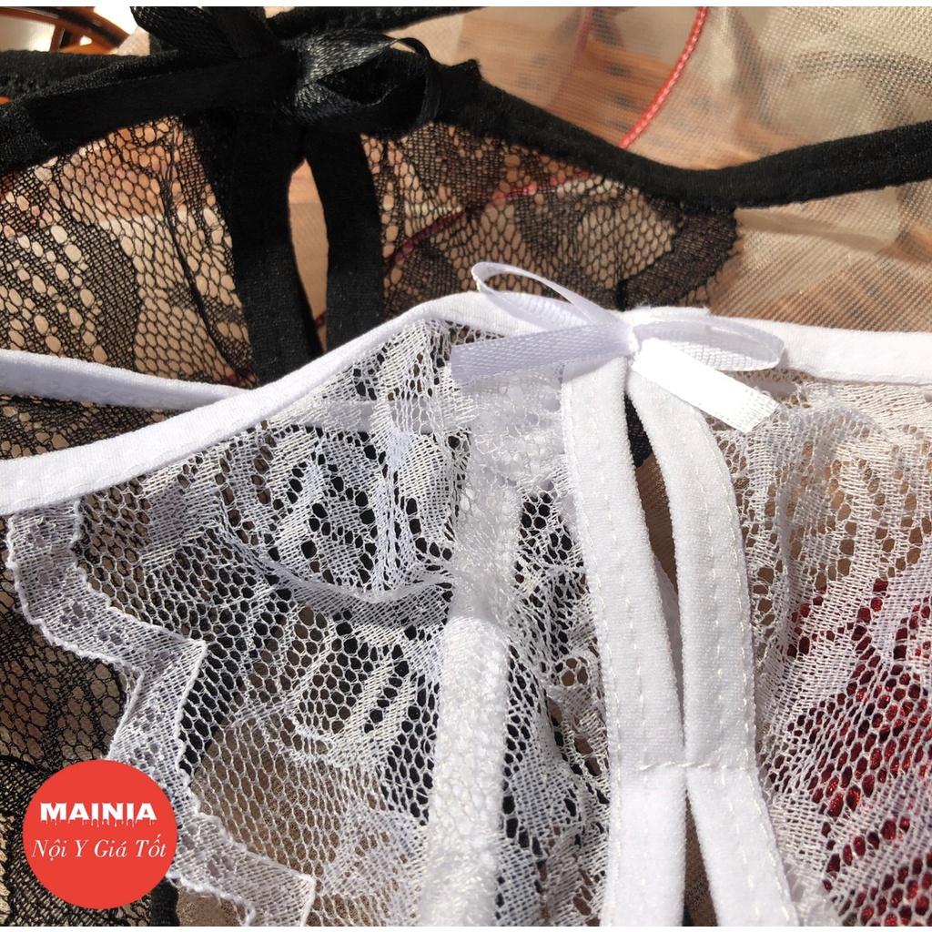 Quần Lót Ren Lọt Khe Hở Đáy Dây Hông Siêu Sexy Gợi Cảm Quyến Rũ Mainia Shop
