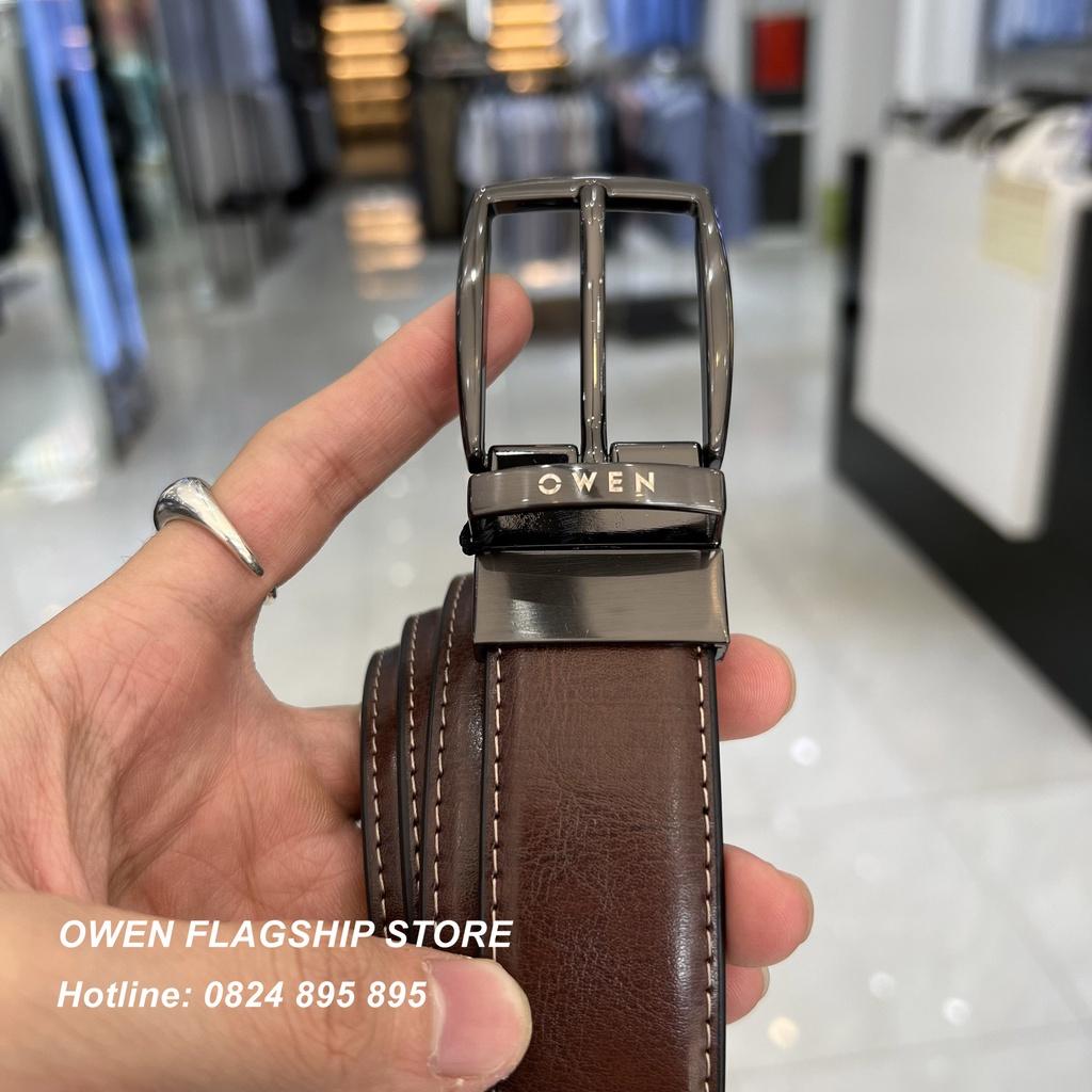 OWEN - Thắt lưng nam OWEN 100% da thật khóa cài mã BELT221602