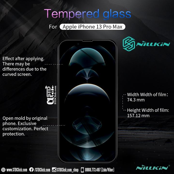 KÍNH CƯỜNG LỰC DÀNH CHO ĐIỆN THOẠI IPHONE 13 - 13 PRO NILLKIN AMAZING H