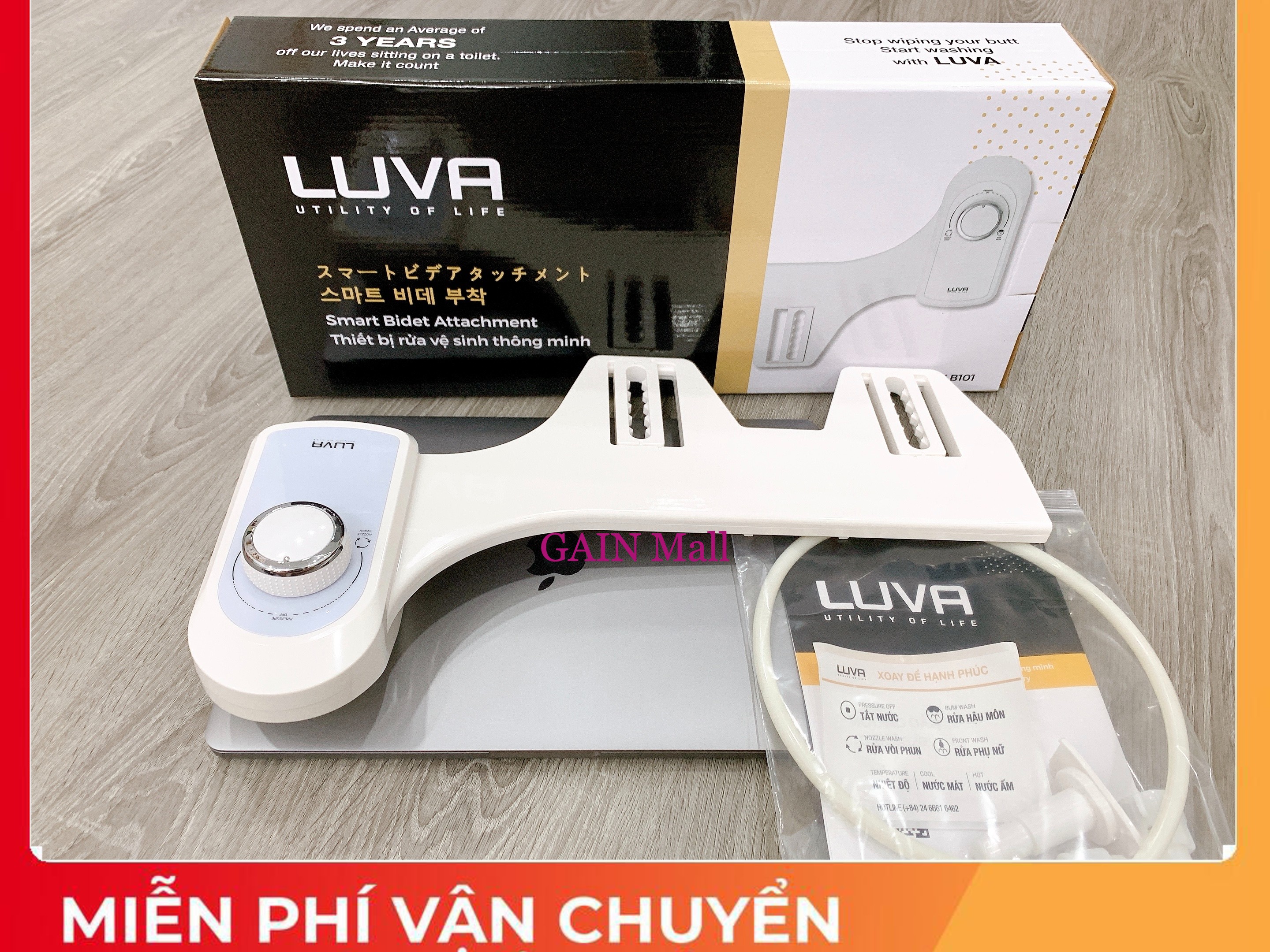 Vòi rửa vệ sinh thông minh Luva Bidet LB101