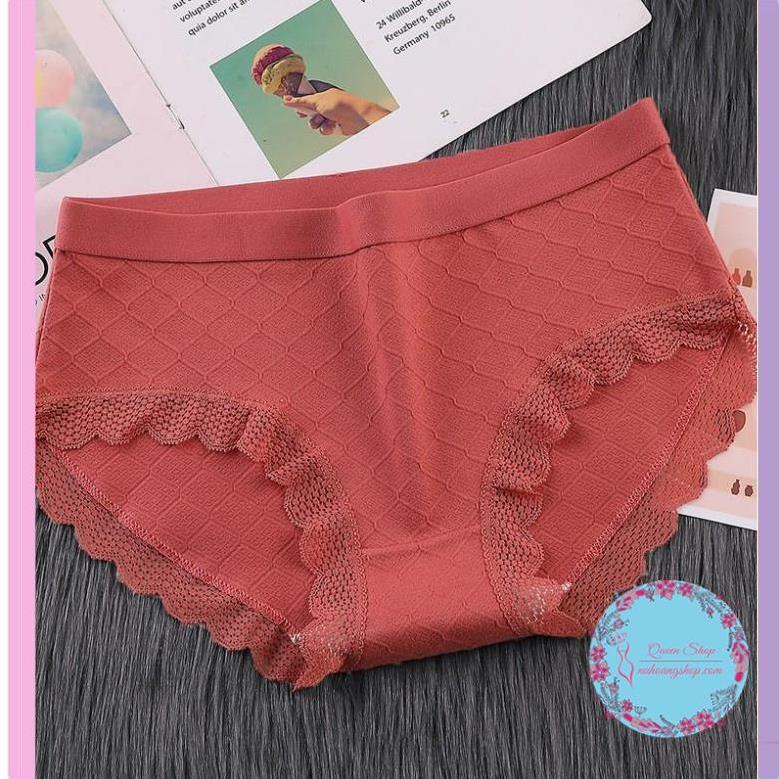 Quần lót nữ Cotton Ép - QUẦN LÓT COTTON KHÁNG KHUẨN THOÁNG MÁT TÔN DÁNG DL111