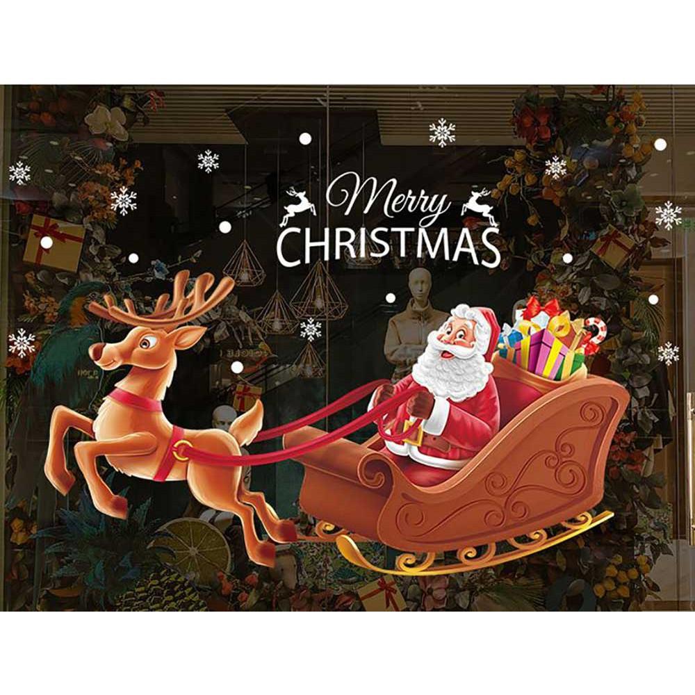 DECAL TRANG TRÍ NOEL 2 MẶT 2021 SỐ 12