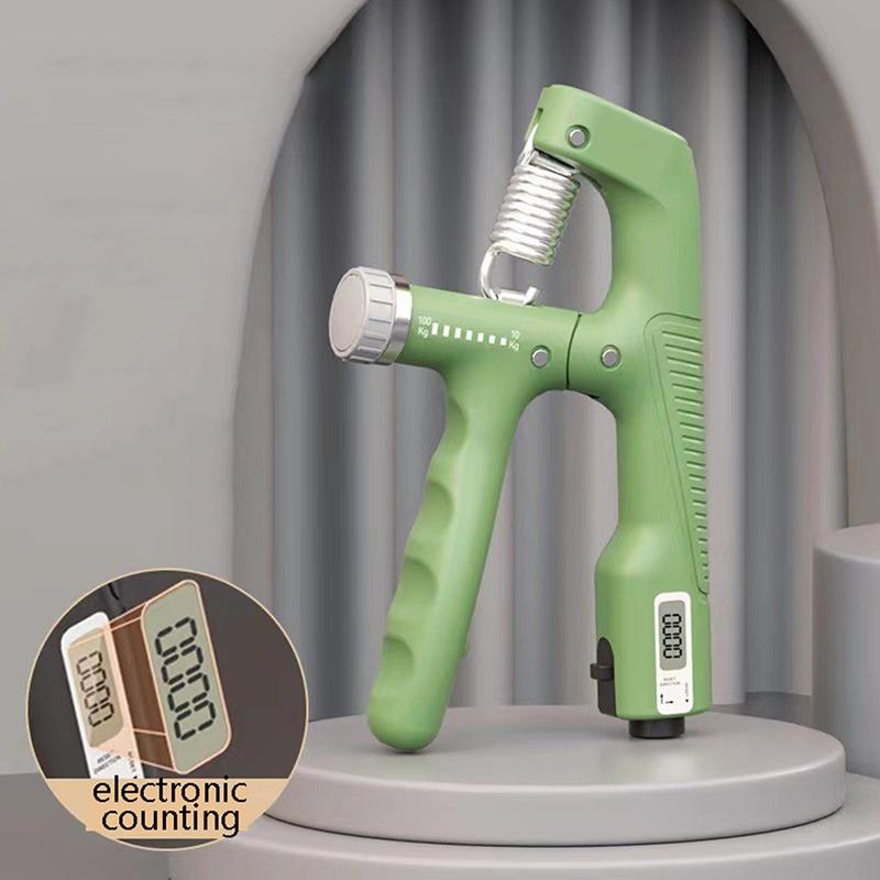 10-100kg A-Type có thể điều chỉnh tay cầm tay tập thể dục nặng nề không trượt tay tay nắm tay. Color: Green