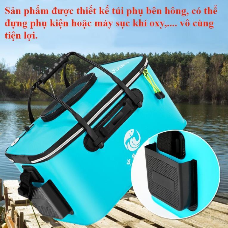 Thùng Đựng Cá Gấp Gọn Thùng Đựng Cá Đa Năng Cao Cấp KK8 đồ câu FISHING_HD