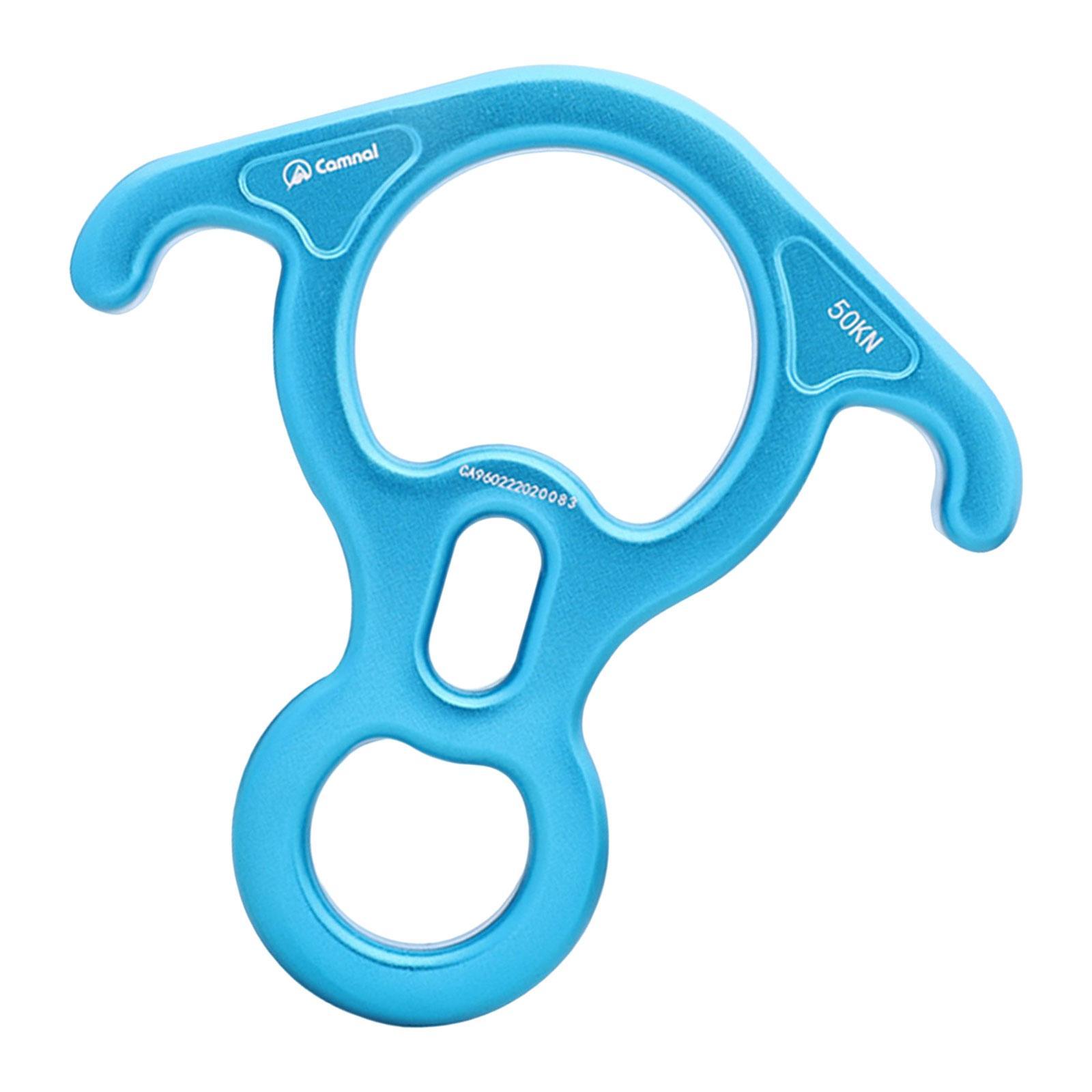 50kN Descender Aluminum Alloy Belay Device Downhill Equipment