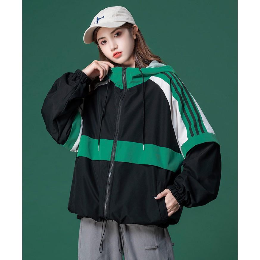 ÁO KHOÁC GIÓ NỮ FORM RỘNG CÁ TÍNH