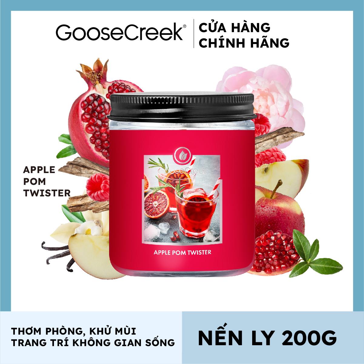 Nến ly Goose Creek (200g) - Apple Pom Twister