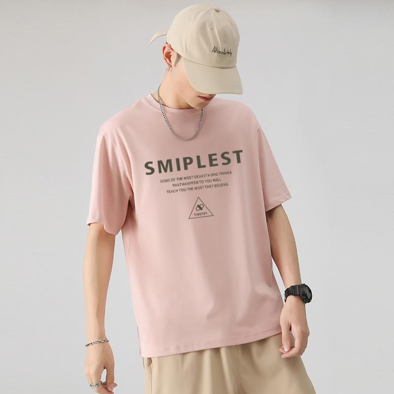 Áo thun nam tay ngắn cổ tròn body streetwear phông unisex basic tee cotton teen oversize đen trắng giá rẻ SMIPLEST