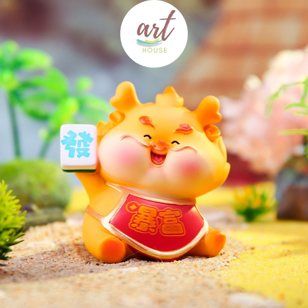 Mô Hình Rồng Vàng Lộc Phát Như Ý Phát Tài May Mắn_ArtHouse