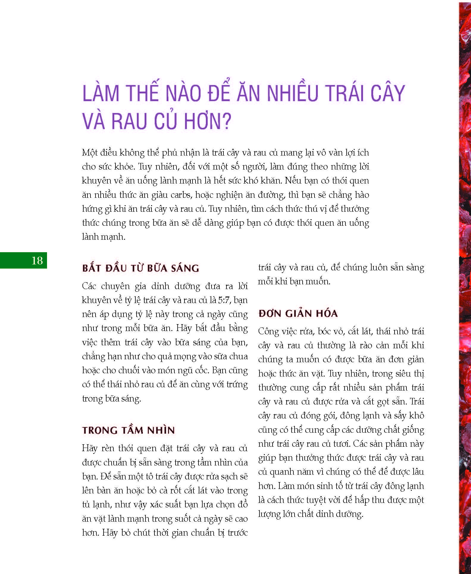 Bách Khoa Về Trái Cây Và Rau Củ (Bìa cứng - In màu)