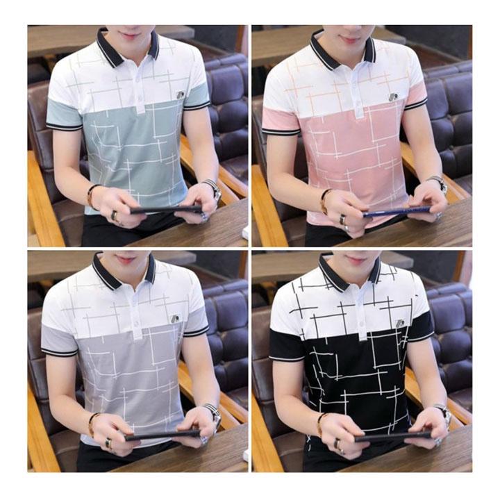 Áo thun nam có cổ polo tay ngắn vải thun poly chống nhăn mẫu đẹp 2023 Skymen fashion - ATN4701
