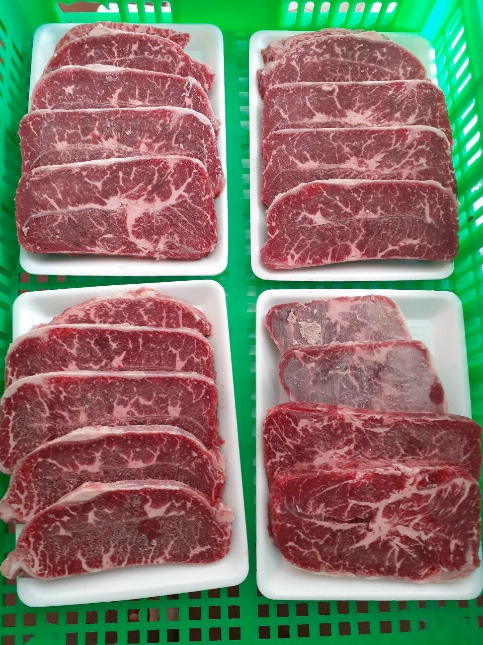 Lõi Vai Bò Mỹ Cắt Steak - 1KG