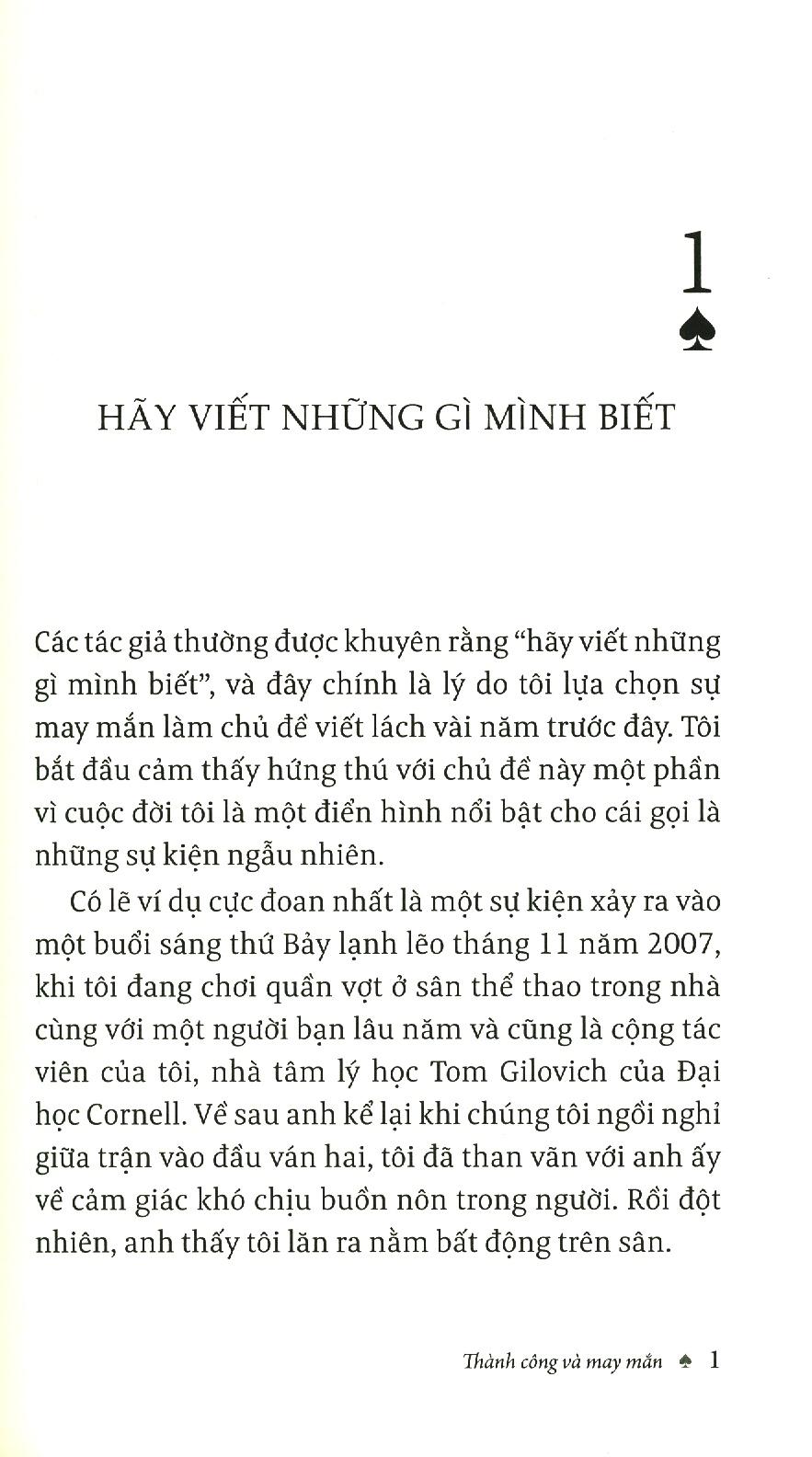 Thành Công Và May Mắn: Vận May Và Chuyện Hoang Đường Về Tài Năng