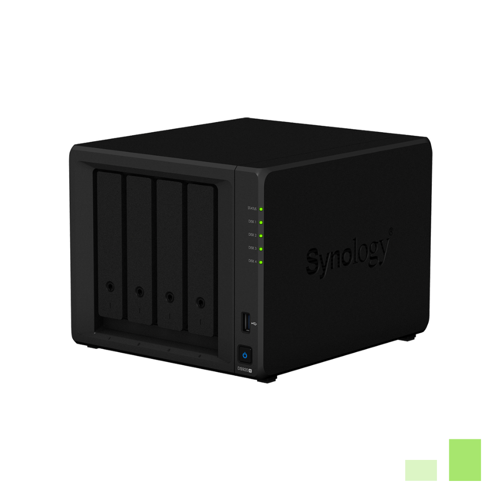 Thiết bị lưu trữ mạng Synology DS920+ (Đen) - Hàng Chính Hãng