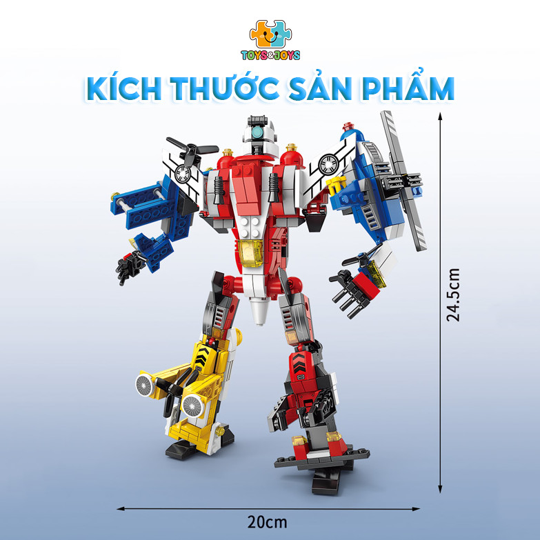Đồ chơi lắp ráp Robot máy bay Ares - Toys&amp;Joys