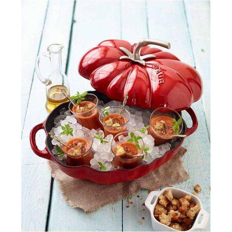 Nồi Gang Bí Ngô Staub, Nồi Gang Đúc Cao Cấp 24cm, Dung Tích 3.5L , Thích Hợp Cho Mọi Loại Bếp, Nhập Đức