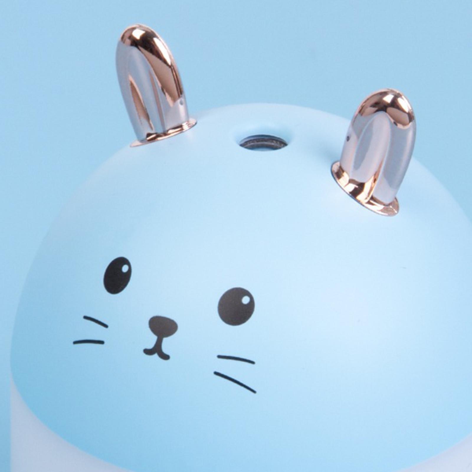 Wireless Humidifier Micro USB W/ 250ml Water Tank w/ Cotton Filter Sticks