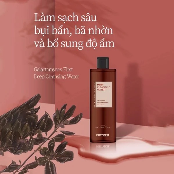 Nước Tẩy Trang Dưỡng Trắng Prettyskin Galactomyces First Deep Cleansing Water 500ml