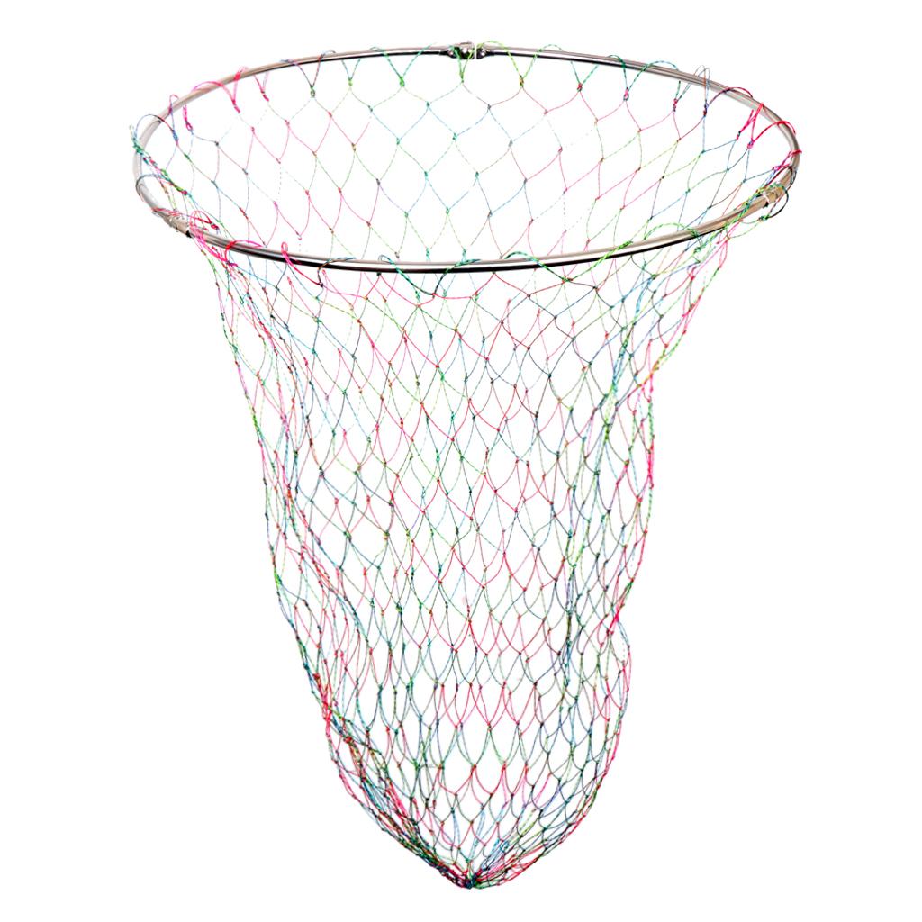 Folding Nylon Mesh Landing Net Head Diameter: 40cm / 50cm