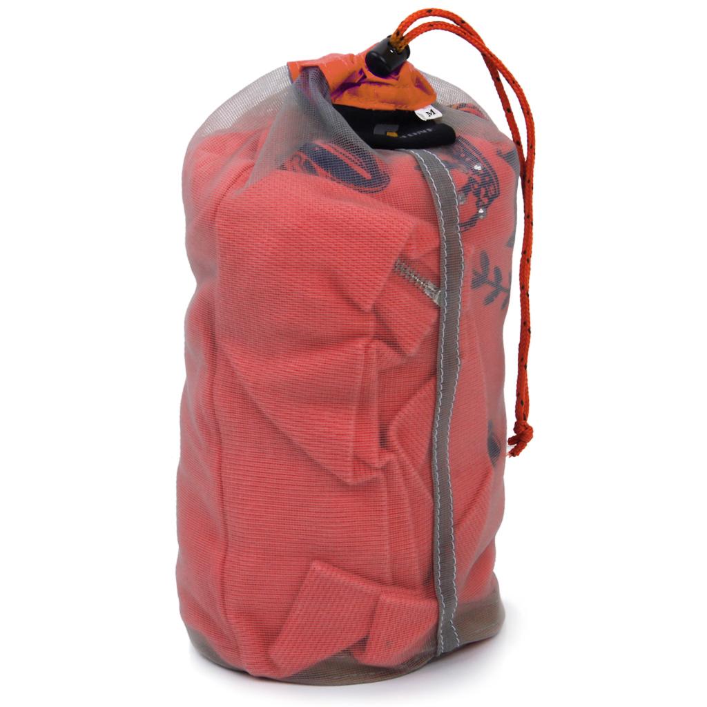 3x Mesh Drawstring Bag Nylon Mesh Bag Storage Bag for Camping Outdoor Sports