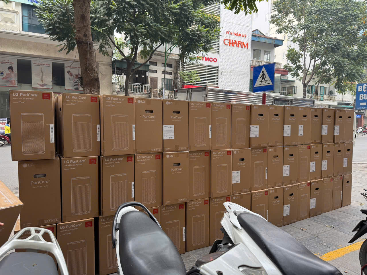 [GIÁ TẠI KHO] Máy lọc không khí 1 tầng PuriCare Aero Tower Hit AS35GGW10 - Hàng chính Hãng LG